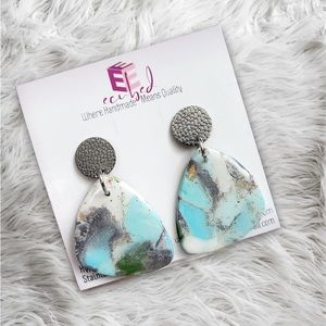 Handmade Marble Earrings